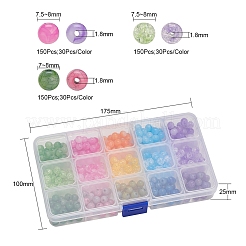 450шт 15 стильные акриловые нефритовые бусины&nbsp;MACR-YW0001-55