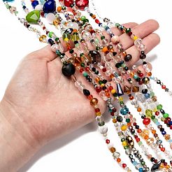 Стеклянные бусы из гальванического стекла&nbsp;EGLA-A003-01