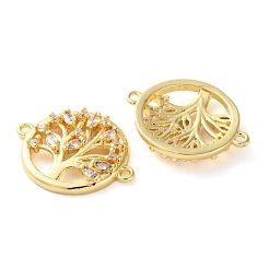 Стойка покрытие латунь кубический цирконий древо жизни соединительный шарм&nbsp;KK-C084-07A-G