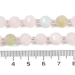 Природные морганит нитей бисера G-G182-B33-03