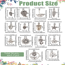56шт 14 стиля подвески из сплава в тибетском стиле&nbsp;FIND-LP0002-16