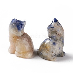 Украшения для выставки скульптур из натурального содалита&nbsp;G-F719-40F