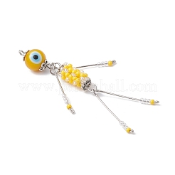 Подвески в виде человека из стеклянных бус&nbsp;PALLOY-MZ00997-02