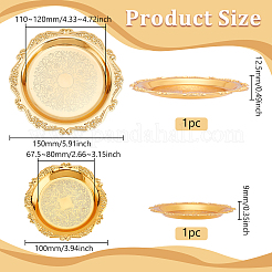 2шт 2 стиля железная пластина для украшений&nbsp;DJEW-PH0001-51