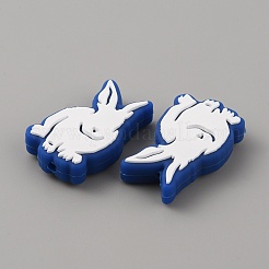 Пищевые экологически чистые силиконовые бусины&nbsp;SIL-WH0006-15A