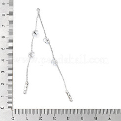 Латунные микро проложить кубического циркония большие кулоны&nbsp;KK-C040-04P