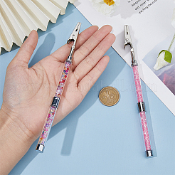 2 шт. 2 стиля железный браслет инструмент ювелирный помощник зажим-аллигатор&nbsp;AJEW-DC0001-55