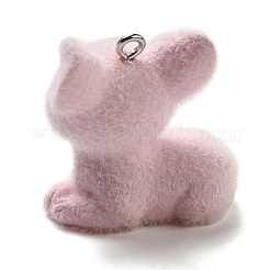 Кулоны из флокированной смолы&nbsp;LS-RESI-E059-08A