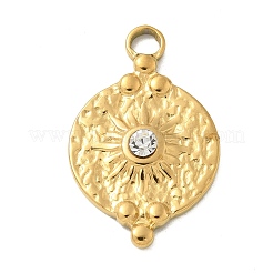 Подвески из нержавеющей стали 304 со стразами&nbsp;STAS-I322-27G-06