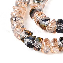 Гальванизируйте прозрачное стекло бисер нитей&nbsp;EGLA-N022-07B-A01