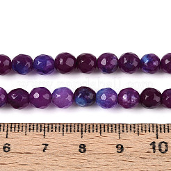 Окрашенные природные белый нефрит бисер пряди&nbsp;G-T139-6mm-60-15