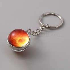 Брелок из платинового сплава&nbsp;KEYC-WH0029-61G