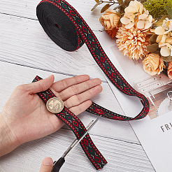 10 ярд полиэфирные ленты с вышивкой в этническом стиле&nbsp;OCOR-GA0002-69