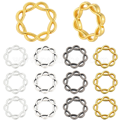 100шт. 4-цветная литая рамка для бусин&nbsp;FIND-SC0017-87