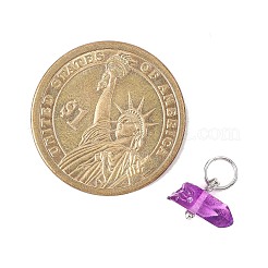 Подвески из окрашенного натурального кварцевого кристалла&nbsp;PALLOY-JF04581-01