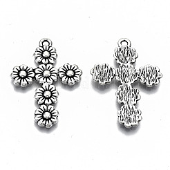 Сплавочные подвески тибетского стиля&nbsp;LS-X-TIBEP-N009-015AS-RS