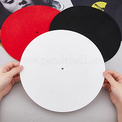 3 шт. 3-х цветные фетровые подложки для компакт-дисков&nbsp;AJEW-DC0003-26