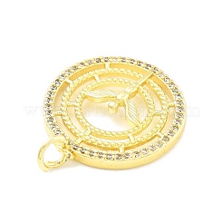 Стойки обшивки латунь микро проложить Циркон подвеску&nbsp;KK-D359-20G