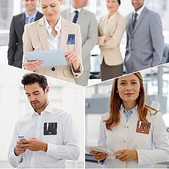 3 шт. 3-цветная прямоугольная сумка для ручек из искусственной кожи для врача&nbsp;AJEW-CL0001-20