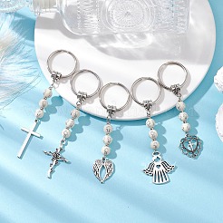 Брелок с подвесками из сплава в тибетском стиле&nbsp;KEYC-JKC00892