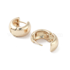 Толстые женские серьги-кольца овальной формы из сплава&nbsp;EJEW-H309-03KCG