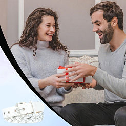 Сплав звездочка заклепки pu кожа цепь ремни&nbsp;DIY-WH20007-291E