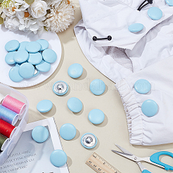 30 шт. пуговицы из искусственной кожи с 1 отверстиями&nbsp;BUTT-NB0001-92E