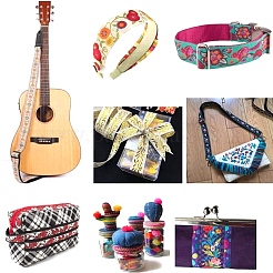 4.6~5 ярд полиэфирной жаккардовой ленты в этническом стиле для шитья украшений&nbsp;OCOR-GF0003-96C