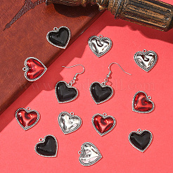 30 шт. 3 стиля подвески из сплава в тибетском стиле и подвески из сплава с эмалью&nbsp;FIND-SC0019-38