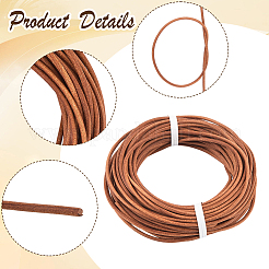 10 м коровьей кожаный шнур&nbsp;WL-CL0001-04C