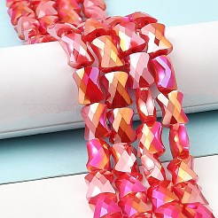 Нити стеклянных бусин ab цветной пластины&nbsp;EGLA-P051-06A-B04