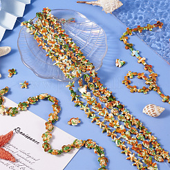 6 нить 6 вида синтетических бирюзовых бусин&nbsp;G-TA0001-94