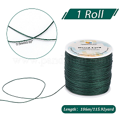 1 рулон круглых вощеных полиэфирных шнуров&nbsp;YC-PH0002-44E