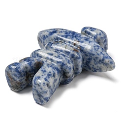 Натуральная голубая пятнистая яшма&nbsp;DJEW-D012-03C