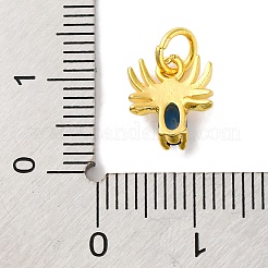 Стойки обшивки латунь микро проложить кубическую прелесть диоксида циркония&nbsp;KK-F881-02G-03