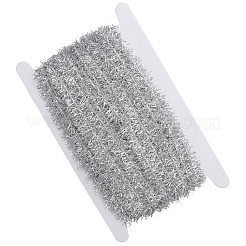 25 ярд полиэстеровой филигранной блестящей мишуры подвесная гирлянда&nbsp;DIY-CY0001-97D