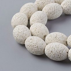 Бусы из натуральной лавы&nbsp;G-F671-03B-01