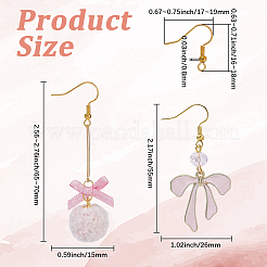 Наборы для самостоятельного изготовления сережек-бантов&nbsp;DIY-SC0031-83