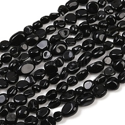 Природные обсидиана бисер нитей&nbsp;G-K395-B06-01