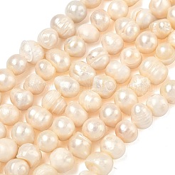 Нити из натурального культивированного пресноводного жемчуга&nbsp;PEAR-L034-12F