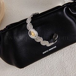 Женские браслеты-манжеты из нержавеющей стали 304 толщиной 18.5 мм&nbsp;BJEW-B151-03