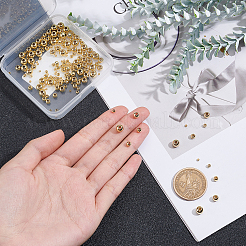 200 шт. латунные разделительные бусины 5-х размеров&nbsp;KK-AR0002-03