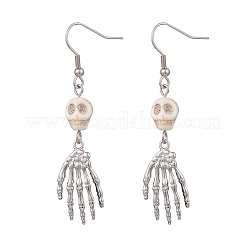 Латунь болтающийся серьги&nbsp;EJEW-TA00710