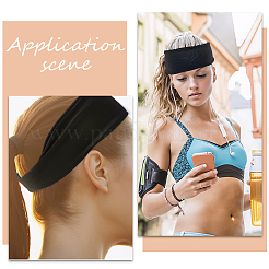 6 шт. тканевая широкая повязка на голову для спорта&nbsp;AJEW-CN0005-08