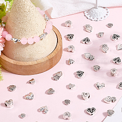 120шт 12 стиля бусины из сплава в тибетском стиле&nbsp;TIBEB-SC0001-52