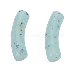 Непрозрачные акриловые бусины в стиле мраморного камня&nbsp;X-OACR-G009-04A