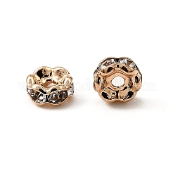 Латунные бусины разделители для поставки стразов&nbsp;X-RB-A014-L4mm-01LG-NF