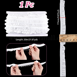 20 м эластичной нейлоновой кружевной отделки&nbsp;OCOR-WH0070-207B