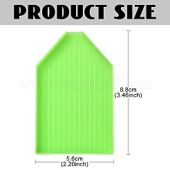 Пластиковая тарелка для алмазной живописи в форме стрелки&nbsp;DIY-YW0008-21