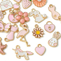 20шт 20 стиля подвески из сплава с эмалью&nbsp;ENAM-FS0001-73D